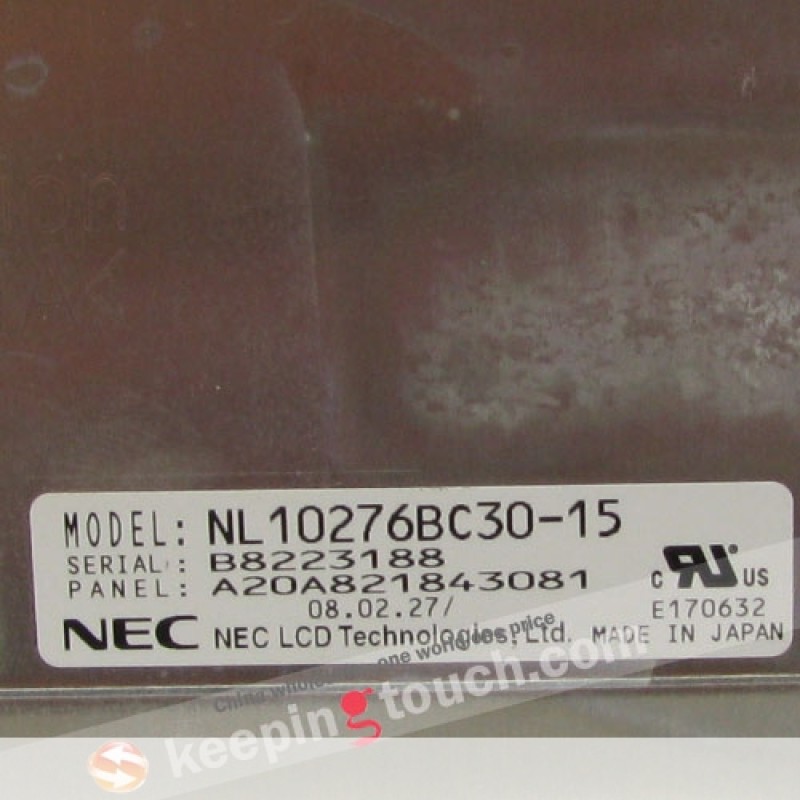 LCD Screen Display Panel Replacement For NL10276BC30-15