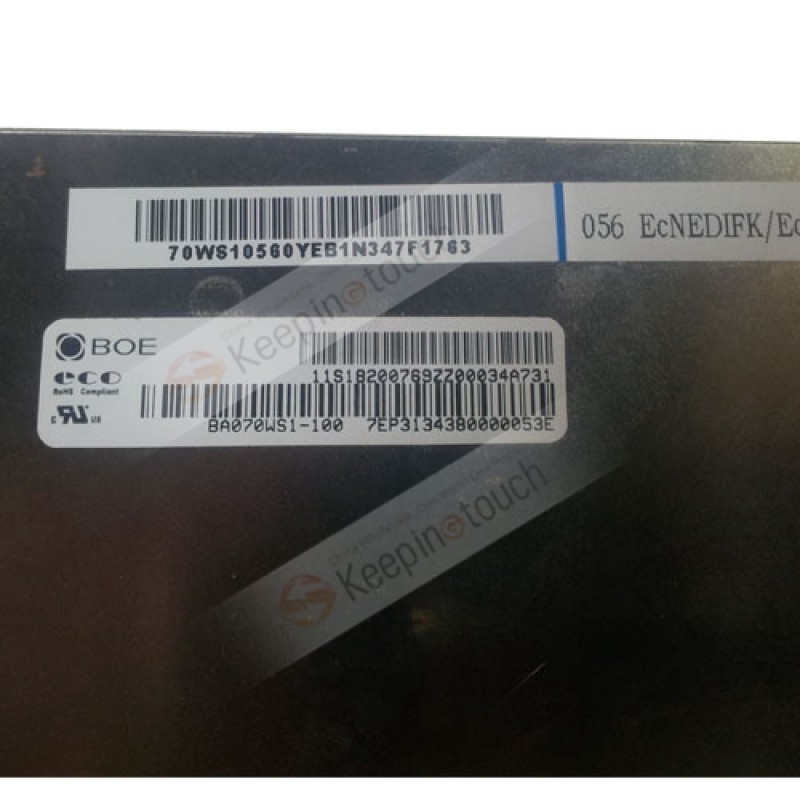 7 inch BA070WS1-100 LCD Screen Display Panel