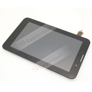 Front Housing +LCD Screen Display+Touch Digitizer Assembly For Lenovo IdeaTab A3000 Black