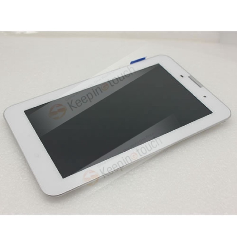Front Housing +LCD Screen Display+Touch Digitizer Assembly For Lenovo IdeaTab A3000 White