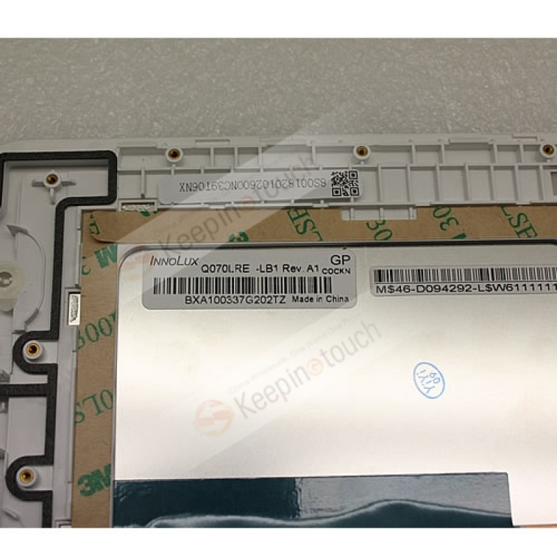 Front Housing +LCD Screen Display+Touch Digitizer Assembly For Lenovo IdeaTab A3000 White