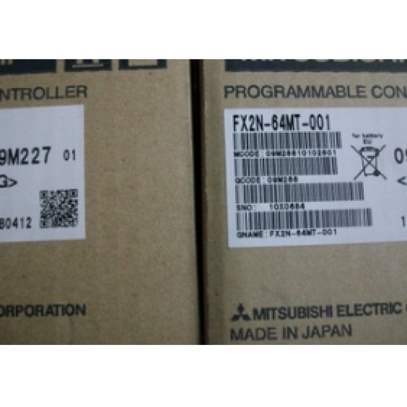 PLC Main Unit AC 220V 32 DI 32 DO Transistor  FX2N-64MT-001 Mit New
