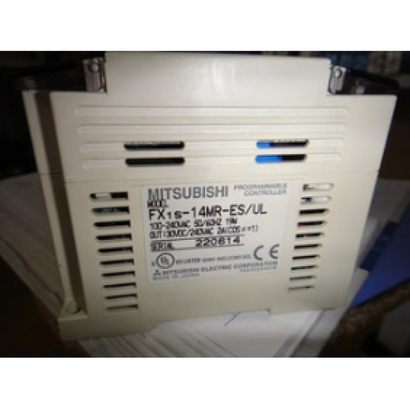 PLC Main Unit AC 220V 8 DI 6 DO Relay FX1S-14MR-ES/UL Mit New