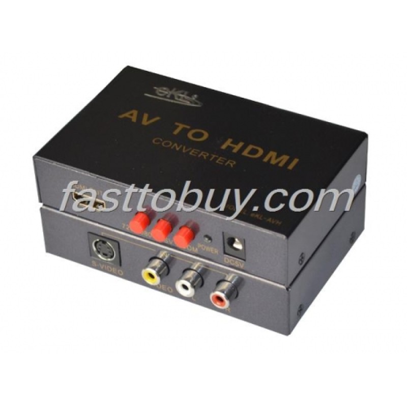 Converter series AV to HDMI One year quality assurance NEW