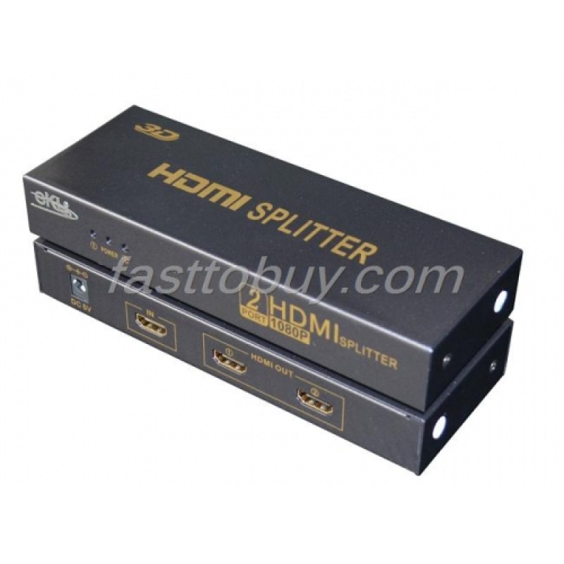 HDMI Splitter series 1 input 2 output One year quality assurance NEW
