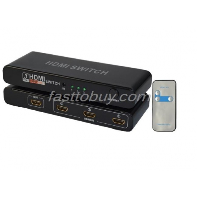 HDMI Switcher series 3 input 1 output One year quality assurance NEW
