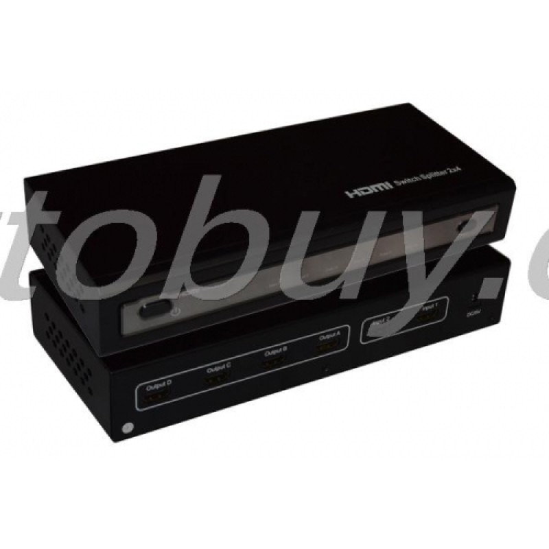 HDMI Switcher series Matrix 2 input 4 output One year quality assurance NEW