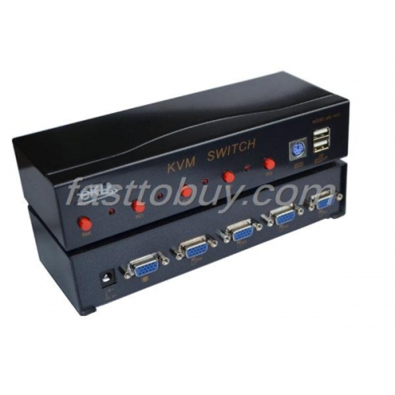 KVM Switcher series  USB 4 ports ekl-41U One year quality assurance NEW