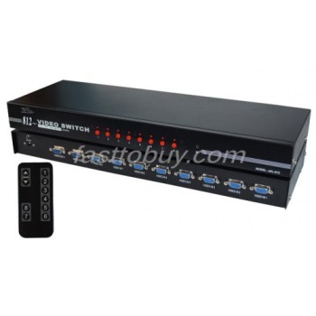 VGA switcher series 8 input 2 output One year quality assurance NEW