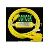 USB-FP1 USB interface PLC programming cable with communication indicator light for Panasonic FP1 PLC Length:3m Yellow Co