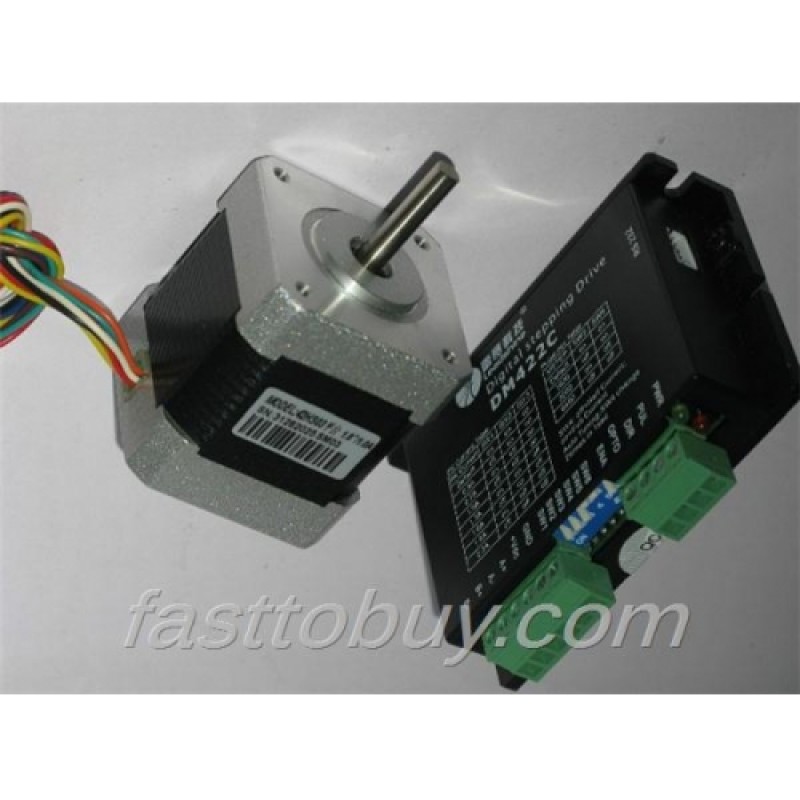 Leadshine 2-phase Stepper Set (Drive + Motor) DM422C + 42HS03-J(Unipolar) 0.34N.m New