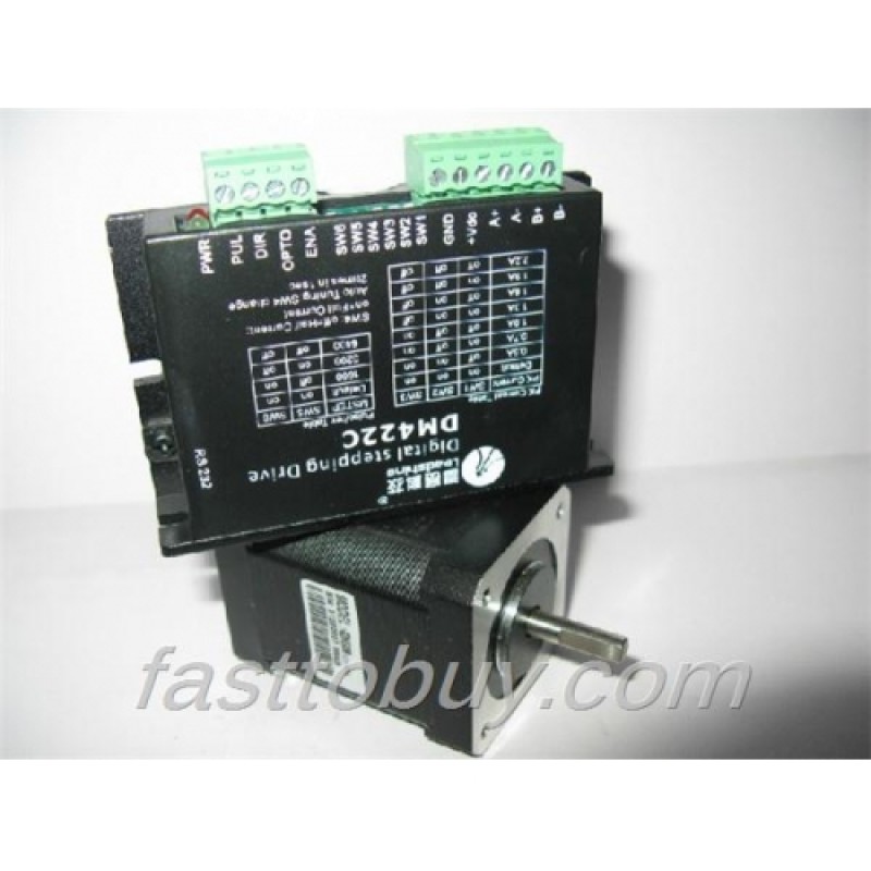 Leadshine 2-phase Stepper Set (Drive + Motor) DM422C + 42HS08 0.8N.m New