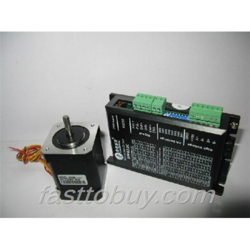 Leadshine 2-phase Stepper Set (Drive + Motor) DM432C + 42HS08 0.8N.m New