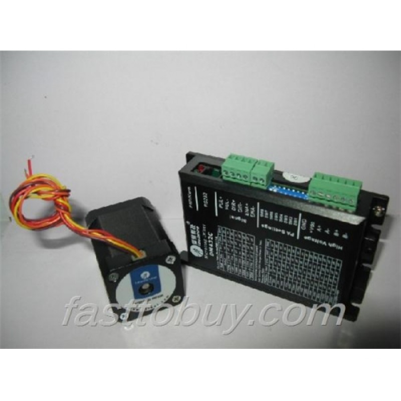 Leadshine 2-phase Stepper Set (Drive + Motor) DM432C + 42HS08 0.8N.m New