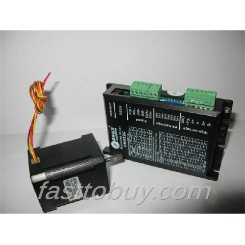 Leadshine 2-phase Stepper Set (Drive + Motor) DM432C + 42HS08 0.8N.m New