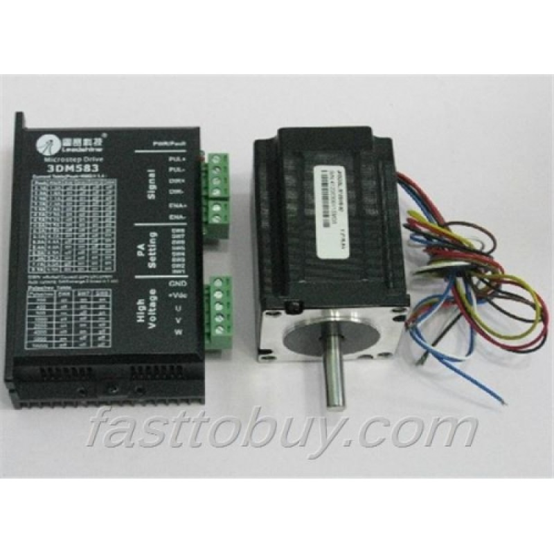 Leadshine 3-phase Stepper Set (Drive + Motor) 3DM583 + 573S15 1.5N.m New
