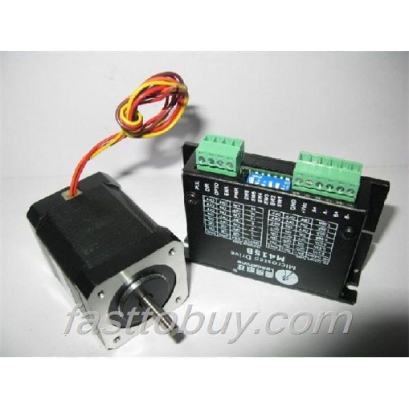 Leadshine 2-phase Stepper Set (Drive + Motor) M415B + 42HS08 0.8N.m New