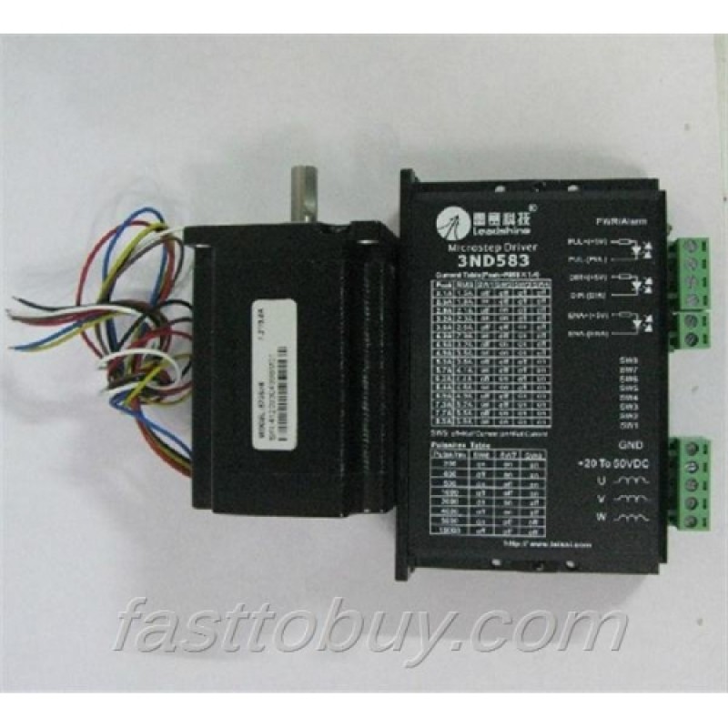 Leadshine 3-phase Stepper Set (Drive + Motor) 3ND583 + 573S15 1.5N.m New
