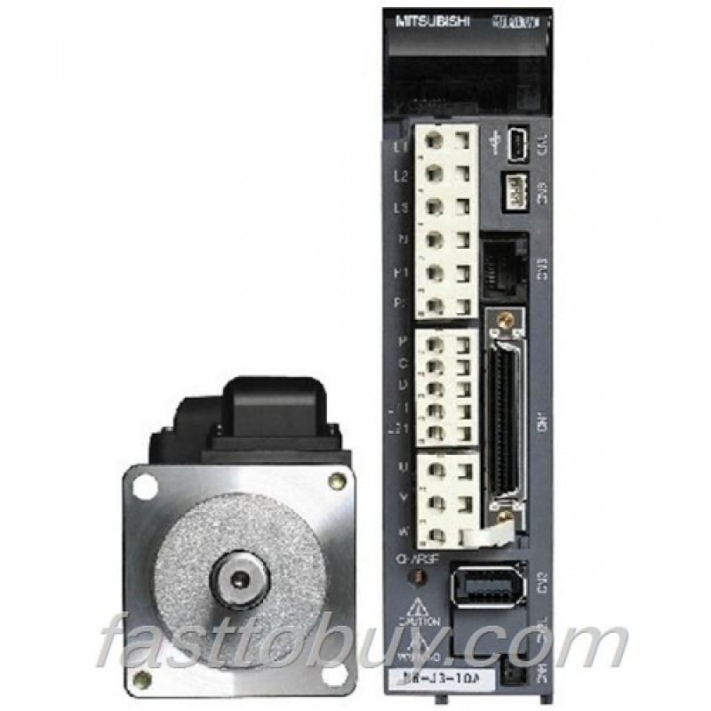 Servo System MR-J3-10A + HF-KP13 200V 0.1KW 100W New