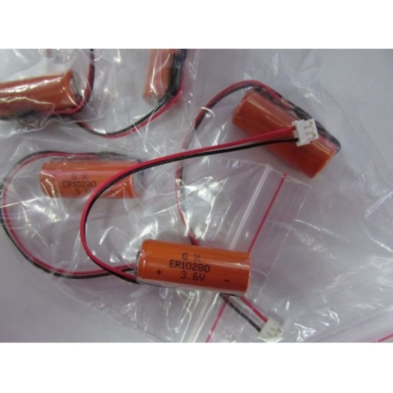 ER10/28 3.6V Lithium battery for MAXELL PLC with plug