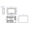 7 Inch 800x480 Ethernet Adjustable Brightness HMI XINJE TG765-ET  New with USB program download Cable