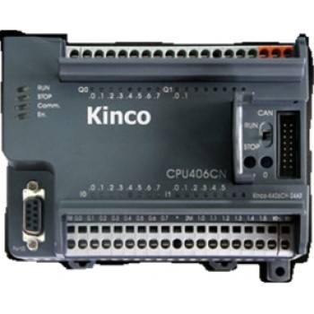 KINCO K406CN-24AR PLC CPU AC85-265V input 14 output 10 relay 2COM CANOpen original brand new