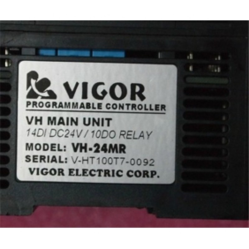 PLC AC100-220V 14 DI  10 DO relay Main Unit VIGOR VH-24MR New