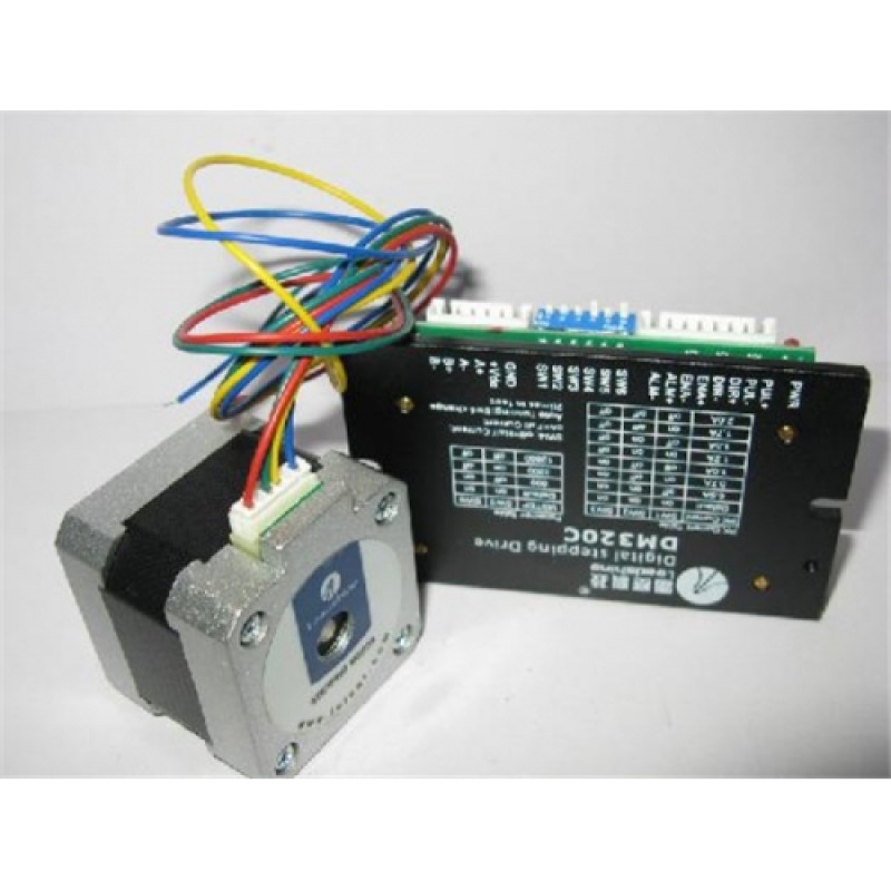 Leadshine motor 2 phase 0.07NM 42HS02 + DM320C stepper drive 20-30DCV 0.3-2.0A original new