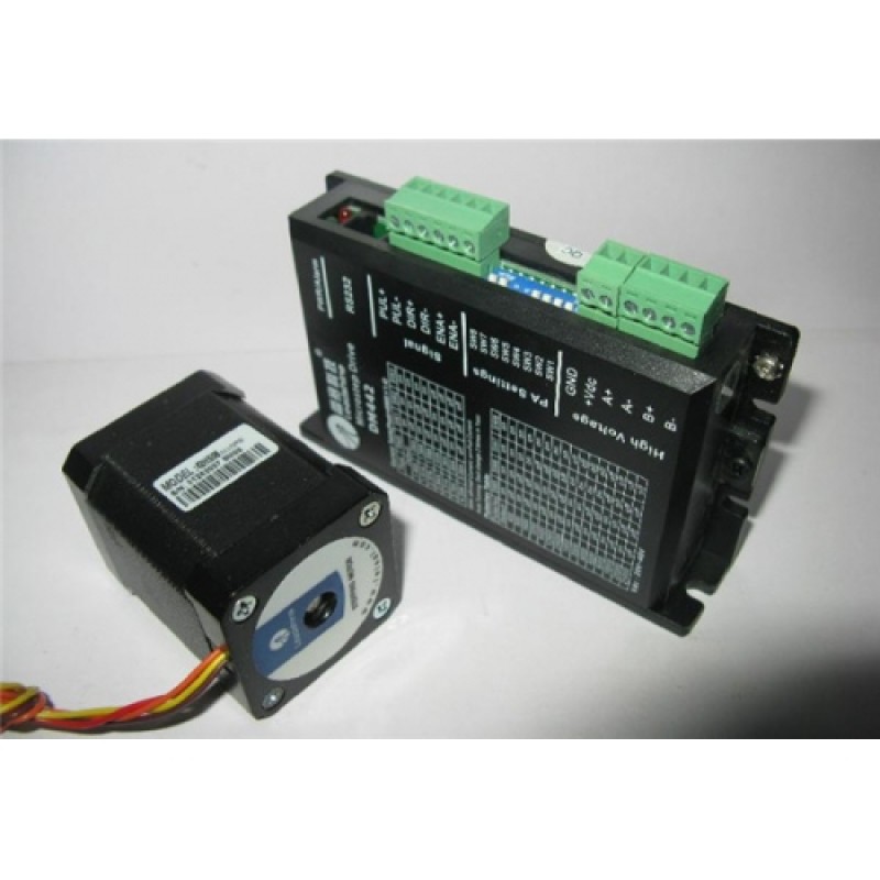 Leadshine motor 2 phase 0.6NM 42HS08 + DM442 Leadshine 2 phase digital stepper drive 20-40DCV 0.5-4.2A original brand ne
