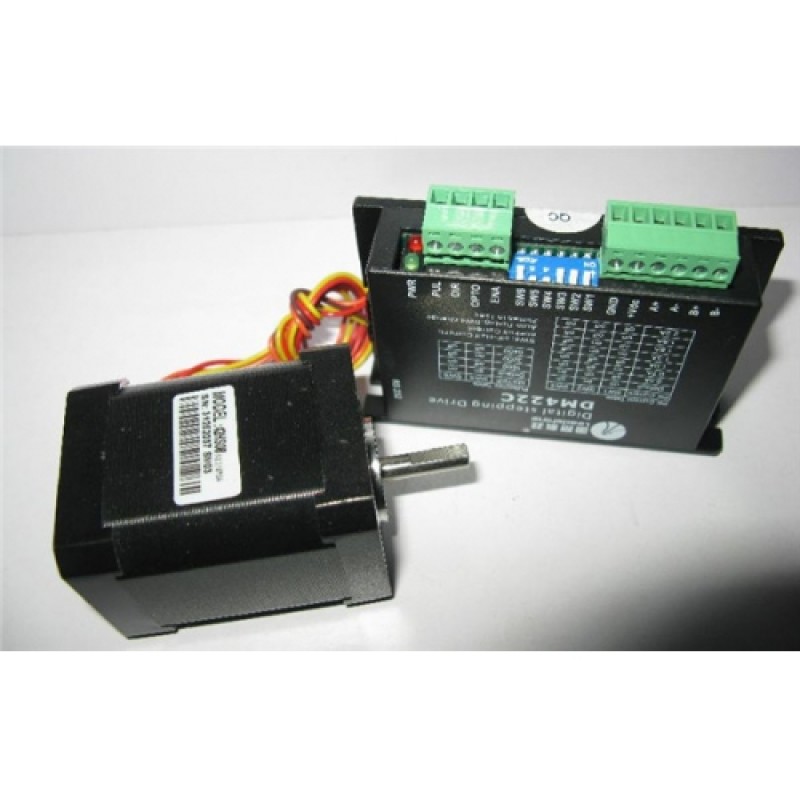 Leadshine motor 2 phase 0.6NM 42HS08 + DM422C stepper drive 20-40DCV 0.3-2.4A original new