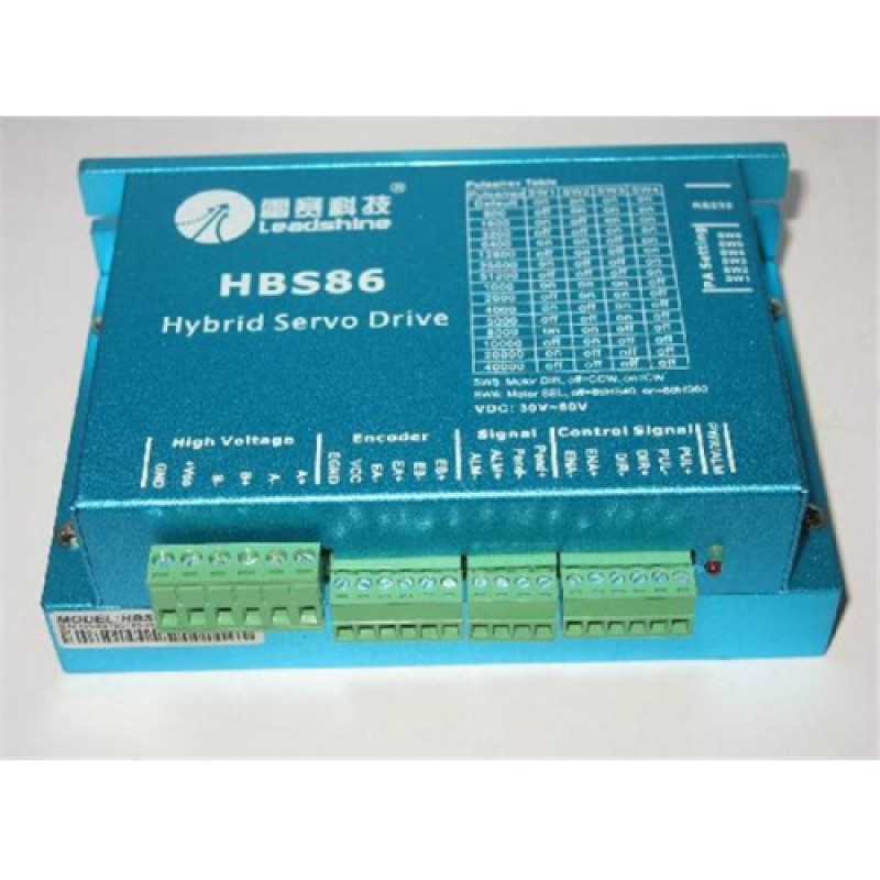 CNC DSP Closed-Loop Stepper Drive 8A 24-70VDC NEMA23 NEMA24 NEMA34 motor HBS86 Leadshine