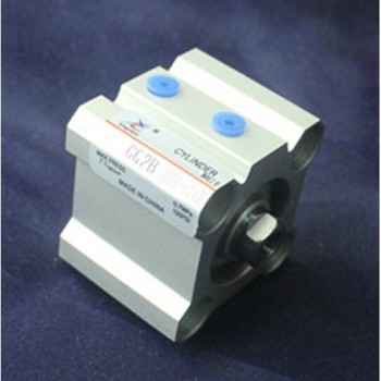 20mm Bore 15mm Stroke Compact Cylinder Double Acting with Rod End Female Thread without Auto Switch CQ2B20-15D