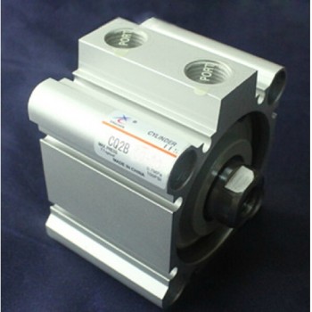 50mm Bore 10mm Stroke Compact Cylinder Double Acting with Rod End Female Thread without Auto Switch CQ2B50-10D