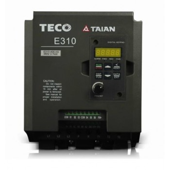 Single/Three-Phase 200V 3.1A 0.4KW 0.5HP TECO Inverter E310-2P5-H NEW