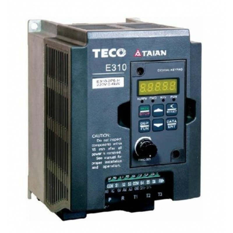 3-Phase 400V 8.8A 3.7KW 5HP TECO Inverter E310-405-H3 NEW