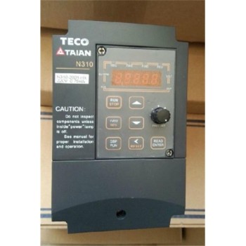 Single/Three-Phase 200V 4.5A 0.75KW 1HP TECO Inverter N310-2001-H NEW
