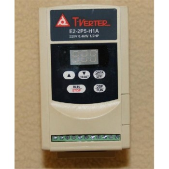 Single Phase 220V 2.3A 0.4KW 0.5HP TECO Inverter E2-2P5-H1A NEW