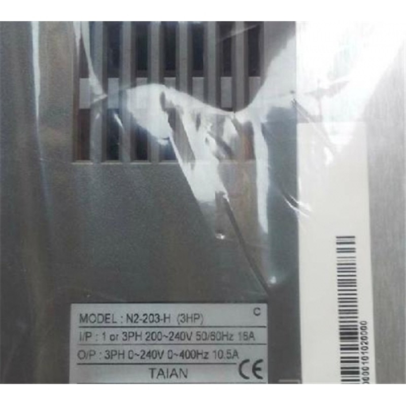 Single/3-Phase 200V 10.5A 2.2KW 3HP TECO Inverter N2-203-H NEW