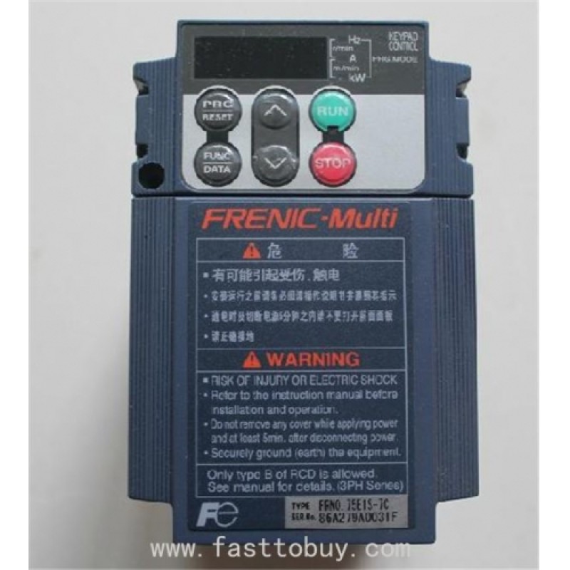 FRN0.75E1S-7C Inverter 220V0.75kw High Function Compact
