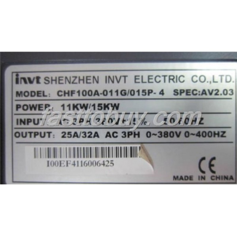 3-phase  380V 11.0/15.0KW 26/35A Input CHF100A-011G/015P-4 INVT Inverter NEW