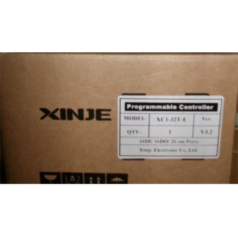 PLC AC220V 16 DI 16 DO Transistors 2 COM XC1-32T-E XINJE