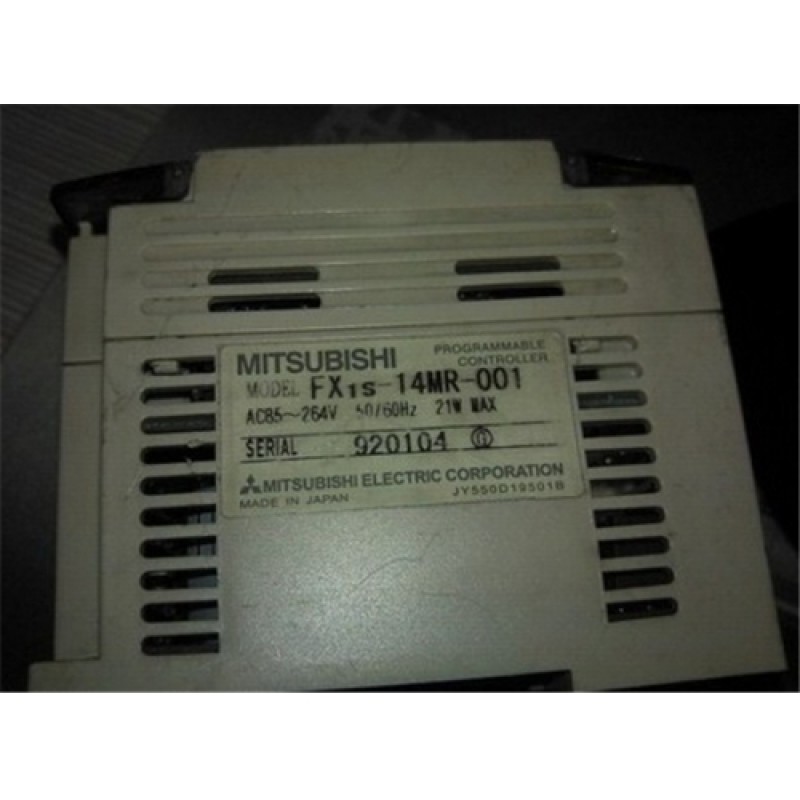 PLC Main Unit AC 220V 8 DI 6 DO Relay FX1S-14MR-001 Mit New