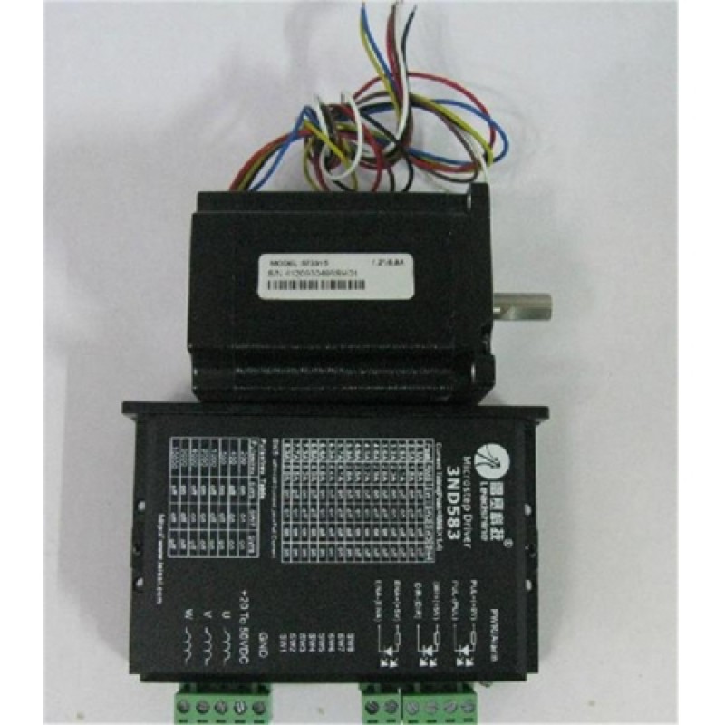 Leadshine NEMA23 57mm 212oz-in 1.5N.M 20-50VDC 3phase Stepper motor Drive kits 573S15+3ND583