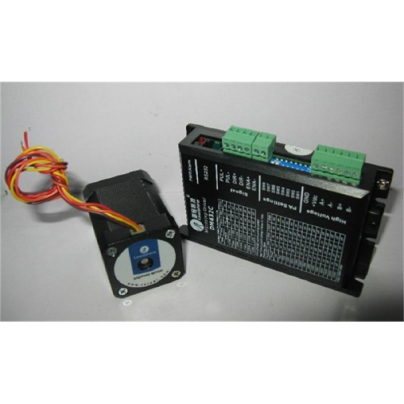 Leadshine NEMA17 42mm 101oz-in 0.71N.M 18-40VDC 2phase Stepper motor Drive kits 42HS08+DM432C