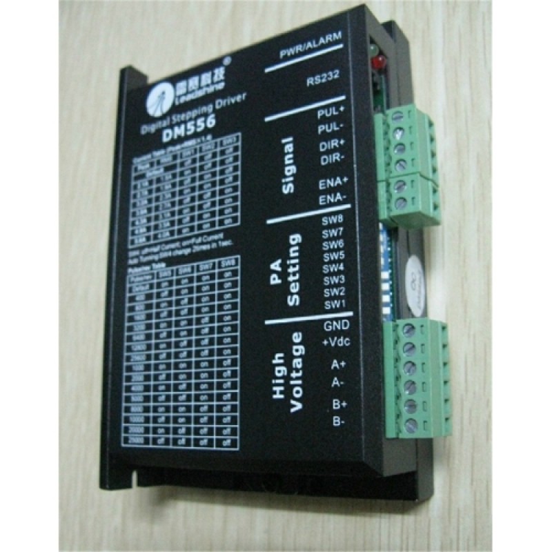 Leadshine NEMA23 57mm 186oz-in 1.3N.M 18-50VDC 2phase Stepper motor Drive kits 57HS13+DM556