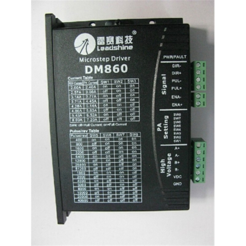 Leadshine NEMA23 57mm 314oz-in 2.2N.M 24-80VDC 2phase Stepper motor Drive kits 57HS22+DM860