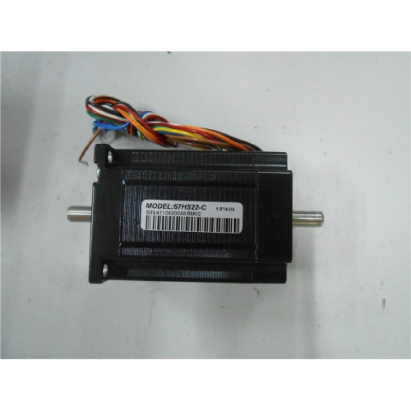 Leadshine Dual shaft NEMA23 57mm 314oz-in 2.2N.M 18-50VDC 2phase Stepper motor Drive kits 57HS22-C+DM556