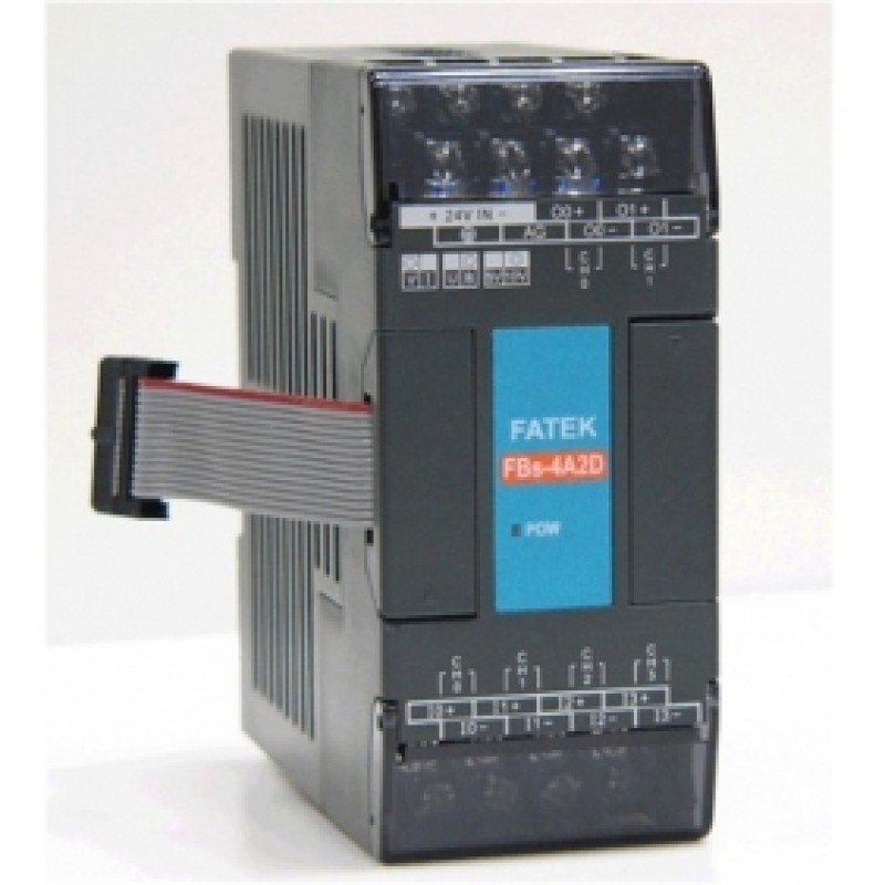 PLC 24VDC 4 AI 2 AO Fatek FBs-4A2D Module New