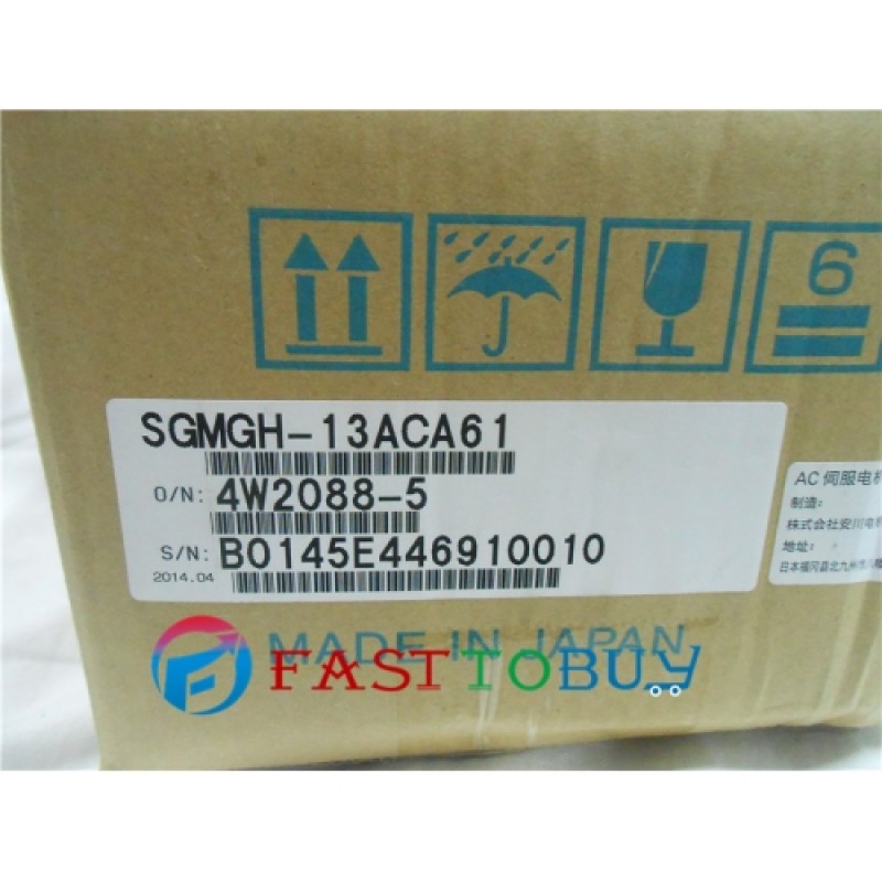 SGMGH-13ACA61 Yaskawa Sigma II Servo Motor 200V 1.3KW New
