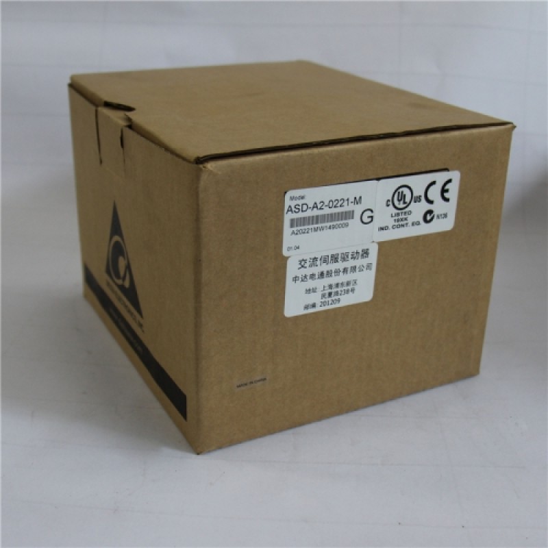 ASD-A2-0221-M Delta AC Servo Drive 1ph 220V 200W 1.55A CANopen E-CAM with Full-Closed Control New